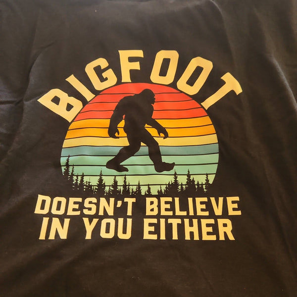 Bigfoot doesn't believe