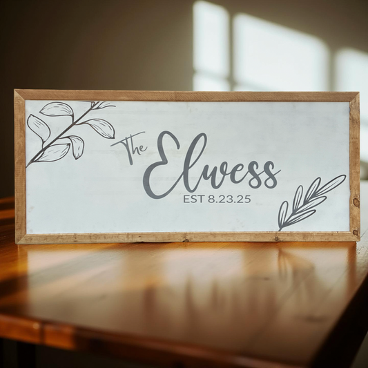 Personalized Wood Sign